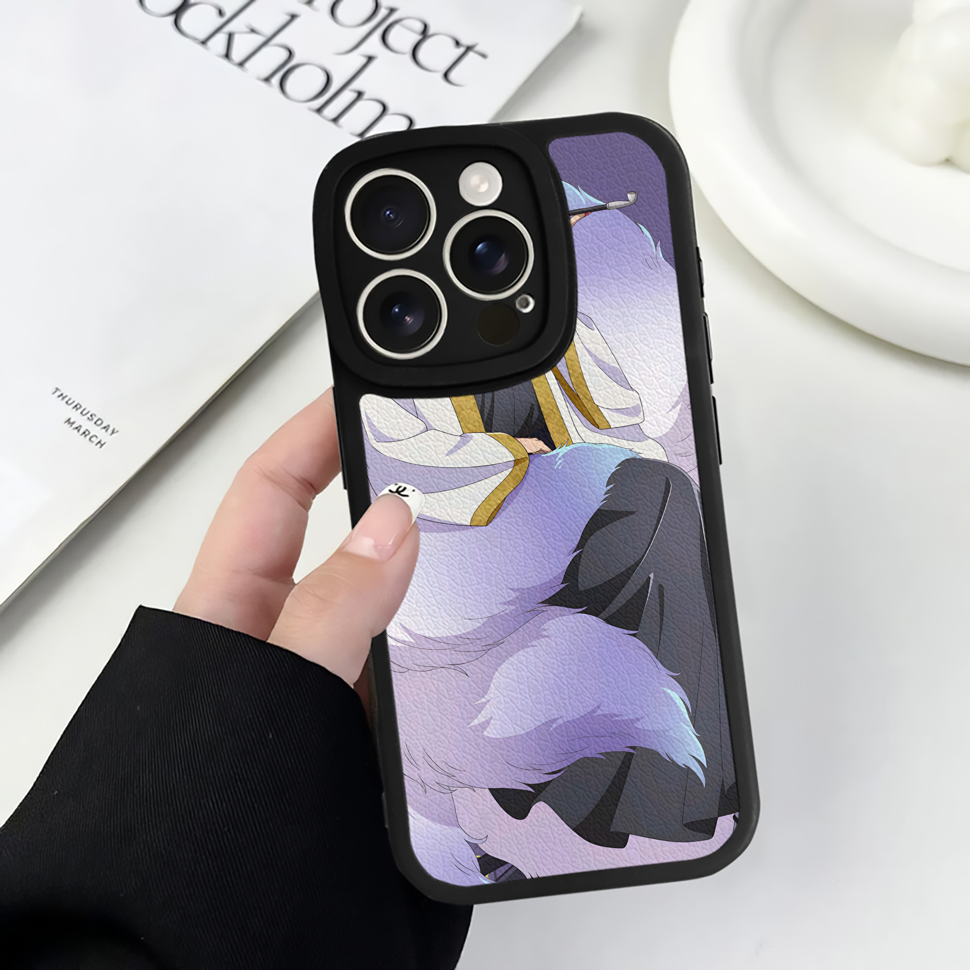薬屋のひとりごと The Apothecary Diaries 【iPhone 16シリーズ対応】シリコンスマホケース（レザー調） 材質：シリコン